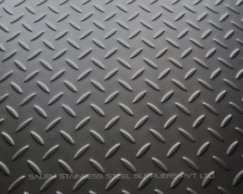 Stainless Steel Chequered Plates Manufacturers, Stainless Steel Chequered Plates Supplier, Stainless Steel Chequered Plates Exporter, Stainless Steel Chequered Plates Wholesaler in Mumbai